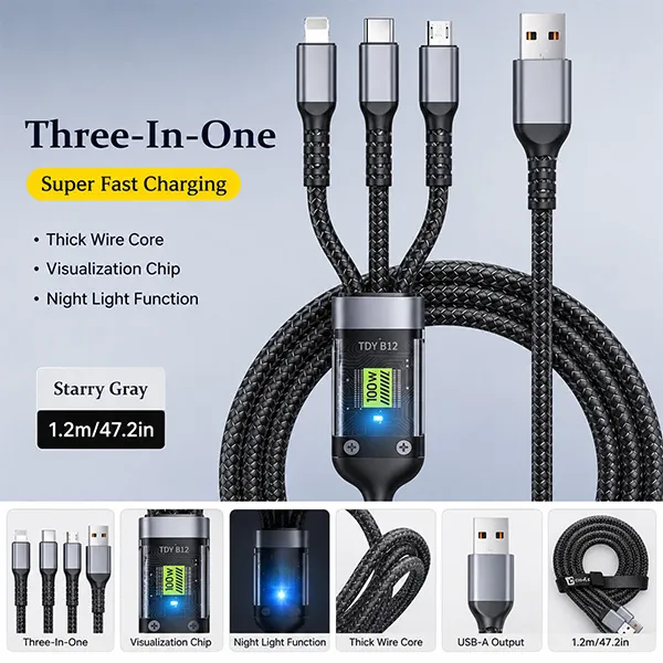 3-IN-1 SUPER FAST CHARGING CABLE
