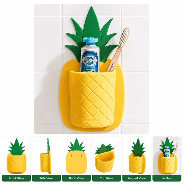 Pineapple Toothbrush Holder