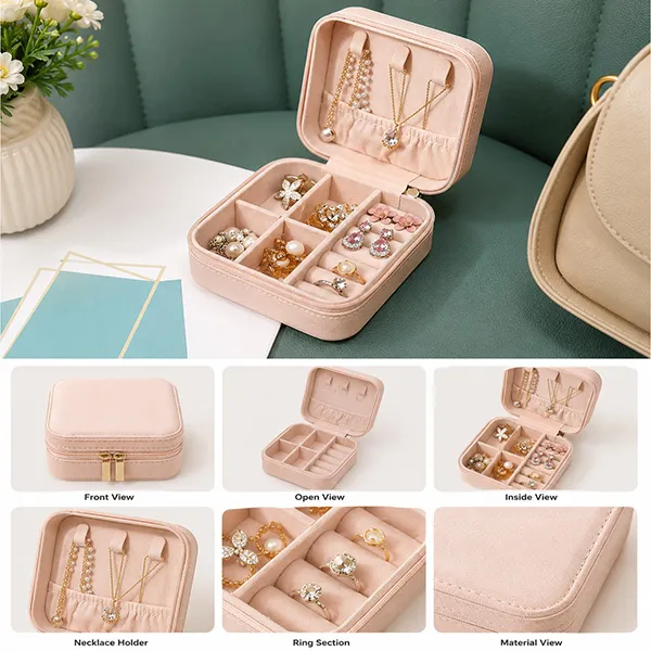 Travel Jewelry Storage Box