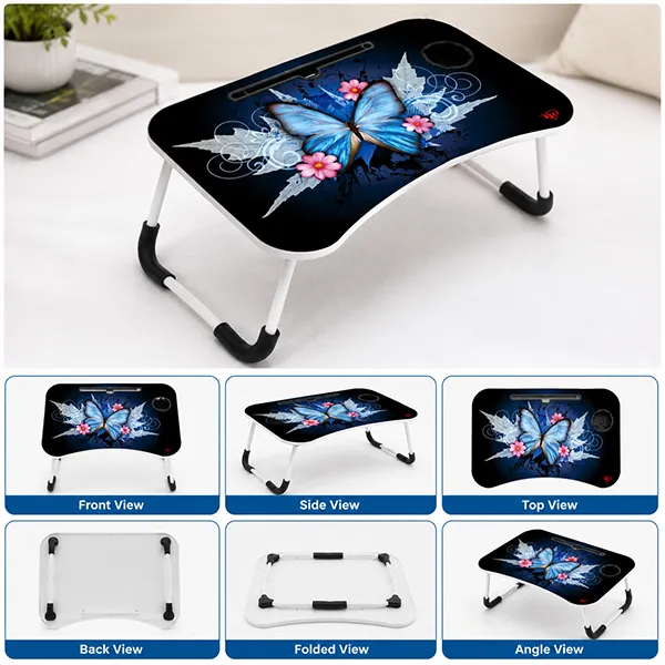Foldable laptop Table Sticker Printed