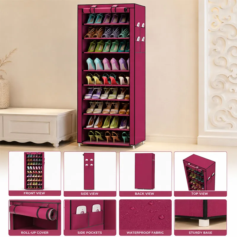 9 Layer Shoe Rack