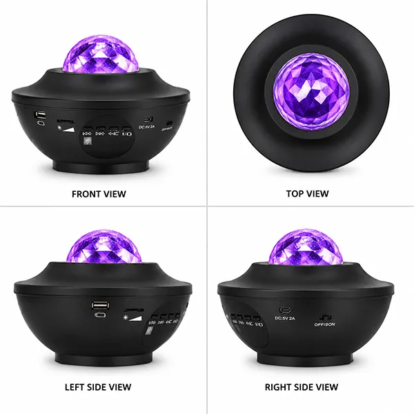 Galaxy Night Light with Bluetooth Music Speaker
