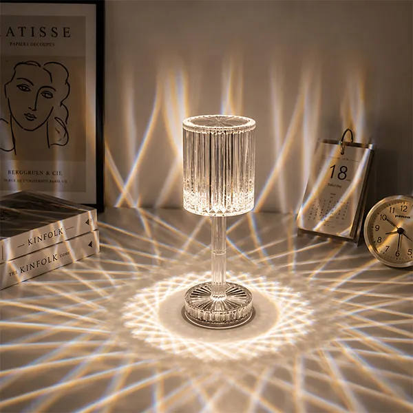 16 Colors Rose Diamond Table Lamp Light With Remote