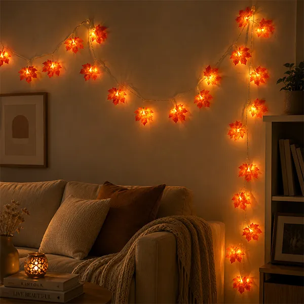 15 feet Maple Leaf String Light