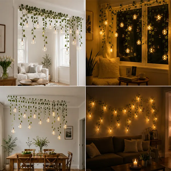 Wish Ball Leaf Curtain Light