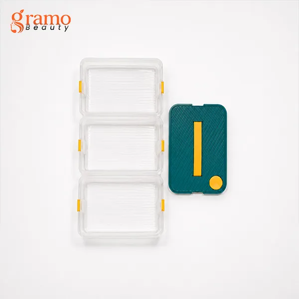 4 Layer Transparent Storage Box with Lock Clasp