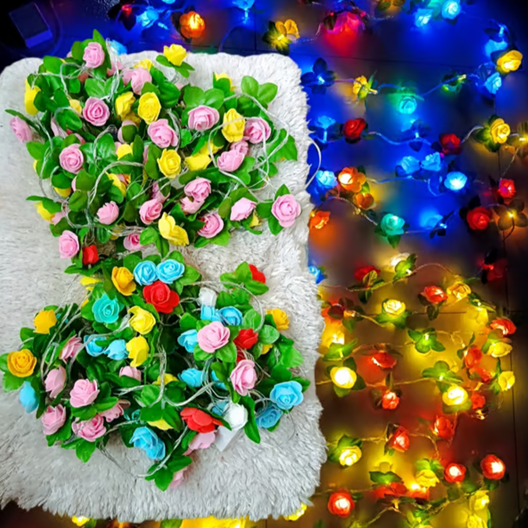 80 Pcs Premium Rose LED String Light