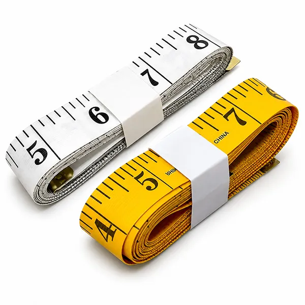 2 pis Body Measuring Ruler Sewing Cloth Tailor Measurement Tape (Multicolour, Pack of 2)